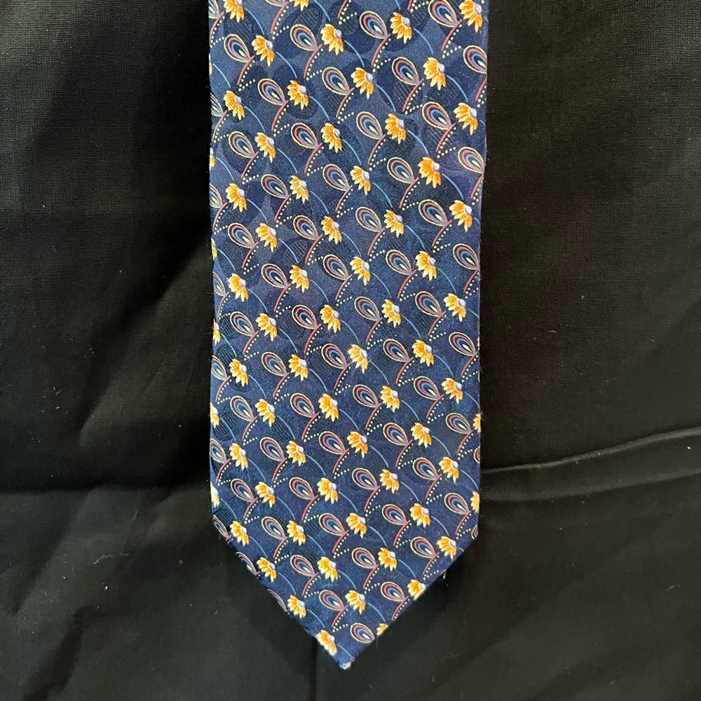 Ermenegildo Zegna Tie - Blue Yellow - NWOT